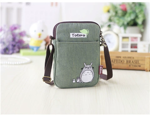Túi đựng điện thoại di động nữ 2018 mới mini túi vải canvas dễ thương phiên bản tiếng Hàn của túi đựng túi vải Messenger thay túi xách điện thoại