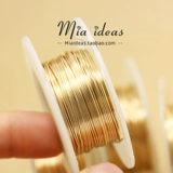 Импортные медные шелковые нитки ручной работы, США, 14 карат, DIY