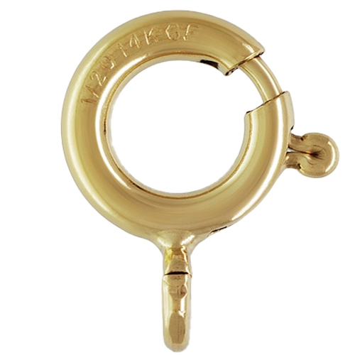 Импортировано из США, весенняя пряжка с позолотой 14 карат, розовое золото, серебро 925 пробы, ожерелье с пружинной пряжкой, аксессуары для отделки своими руками