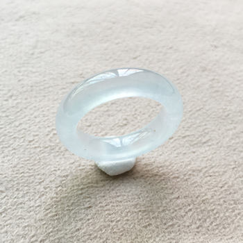 Myanmar jade ice seed pure jade ring no. 12