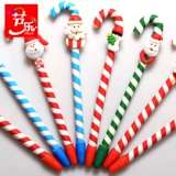 Рождественская подарочная ручка, держатель для ручек, комплект для пожилых людей, креативная шариковая ручка для школьников для детского сада, подарок на день рождения