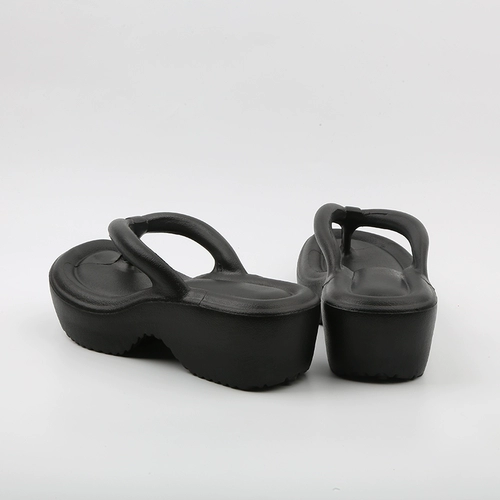 Сланцы, высокие тапочки на платформе для отдыха, универсальная нескользящая пляжная обувь