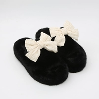 0143-6 Чернонопоточный белый лук Hao Mao Slipper