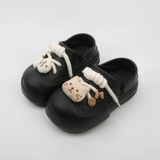 Sunnycolor милая кошка открывает туфли Xiaodong Hole, Xia xia baotou, педалиные тапочки, носят толстые основания сандалии