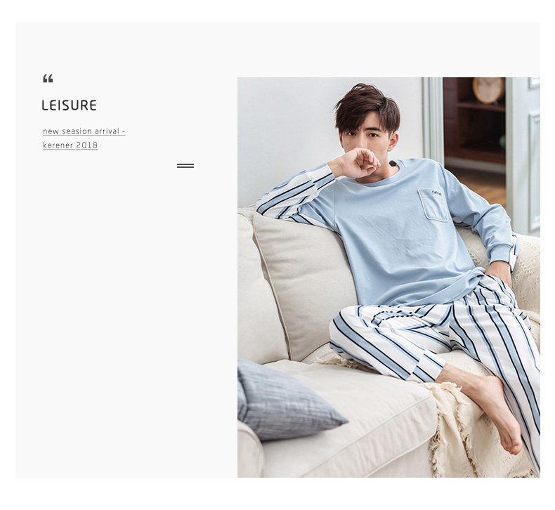 Pyjama mixte en Coton à manches longues - Ref 3005611 Image 23