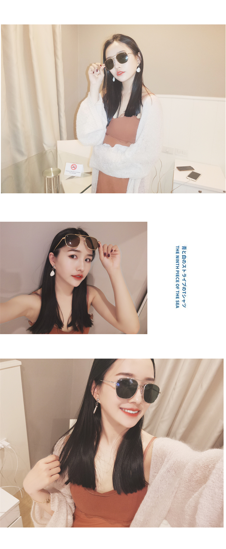 Retro Tide thương hiệu kính râm mắt kính