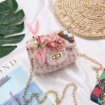 2021 new children Package Slanted Satchel Fashion Princess Baby Han Version Mini Girl Little Balsamic Wind Chain Bag Tide