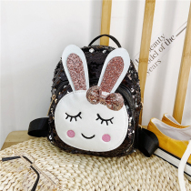 Little Girl Baby Fashion Cute Backpack Princess Girl Leisure Travel Double Shoulder Bag Children Toddler Bunny Bag