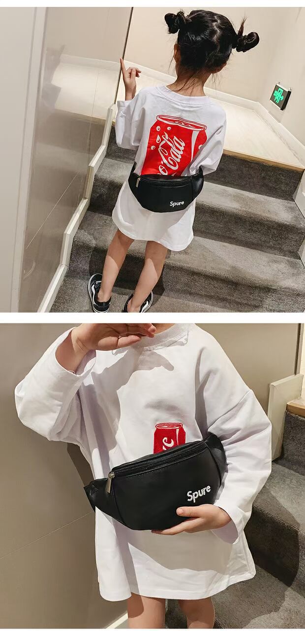 Trẻ em Messenger Túi Boy Ngực Túi Đẹp trai Cô gái Hàn Quốc Ba lô Xu hướng Thời trang Học sinh Cô gái Túi Chữ - Túi bé / Ba lô / Hành lý balo học sinh siêu nhẹ chống gù
