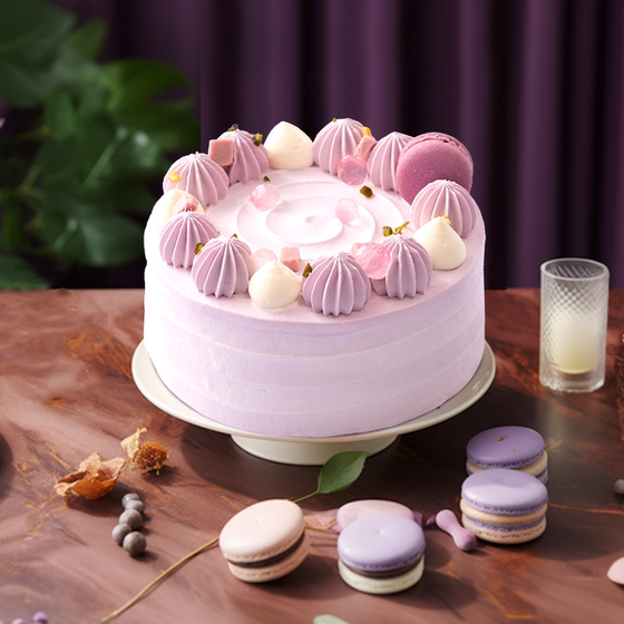 Nuoxin Taro Ni Bobo Birthday Cake Taro Paste Macaron Dessert Memorial Day Children's Cake Delivered Nationwide