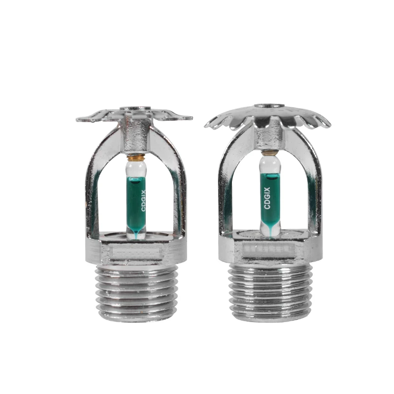 Full copper orthogonal fire spray head 93 degrees sagging nozzle 93 ℃ kitchen spray spray fire certification