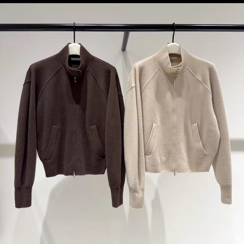 Edition Genuine Product from the Exclusive Store, 2026 Autumn Stand-Collar Woolen Cardigan Ebf3Car009-3399 Edition Genuine Product from the Exclusive Store, 2026 Autumn Stand-Collar Woolen Cardigan Ebf3Car009-3399