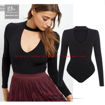 Autumn womens new V-neck solid color adult plus size long-sleeved cotton tights dance clothes ballet practice clothes women