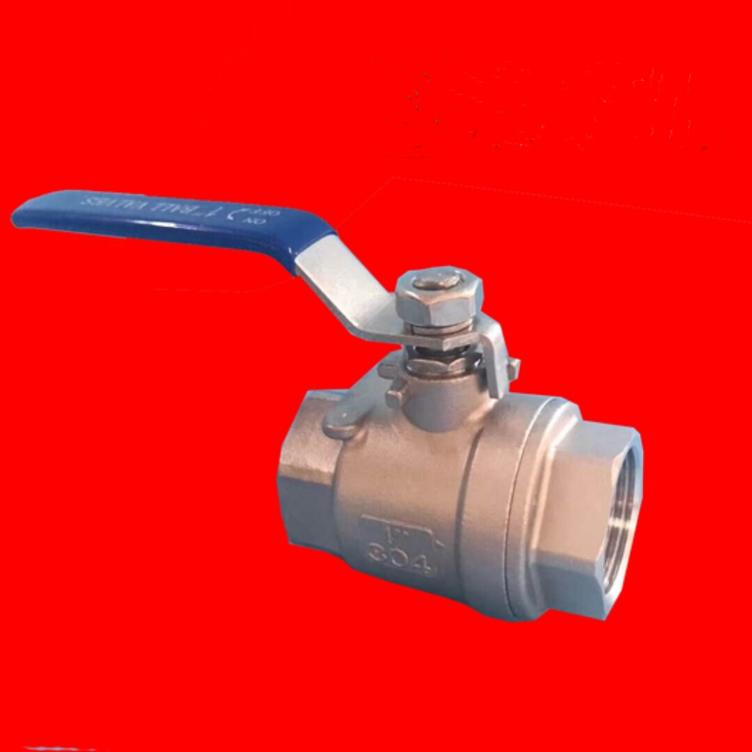 Stainless steel ball valve 304 Two-piece two-piece internal thread inner wire valve 4 points 6 points 1 inch half 2 water switch valve-Taobao