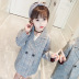 Cô gái mùa xuân dress 2020 New girl Korean Style Suit Set Trendy trẻ em Thời trang Suit Hai mảnh. 