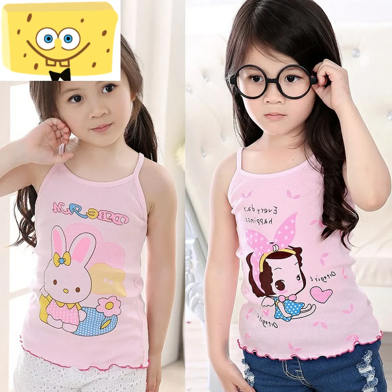 Quần áo trẻ em mùa hè trẻ em cotton mỏng vest bé trai và bé gái hoạt hình ngụy trang vest bé mặc áo sơ mi bên trong và bên ngoài - Khác