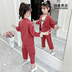 OGTO OGATU Girl SPRING DRESS 2020 NEW phiên bản Hàn Quốc NET RED Childrens SUIT YANGQI Xuân Thu Womens BIG. 