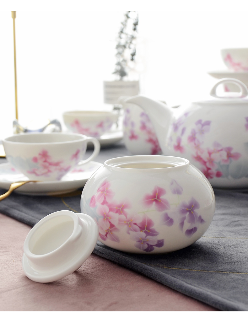 Uh guano countries porcelain ceramic coffee cup set ruby contained sweet European ipads China tea tea coffee
