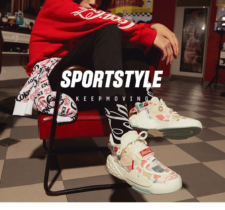Anta casual shoes của phụ nữ Trang web chính thức chung của Coca-Cola mùa thu 2020 giày thể thao tất cả các trận đấu mới giày thể thao giày nữ - Dép / giày thường