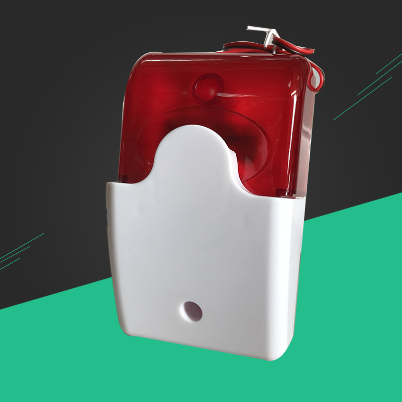 DC DC12V alarm sound and light alarm HC-103led flashing light anti-theft alarm sound and light alarm horn