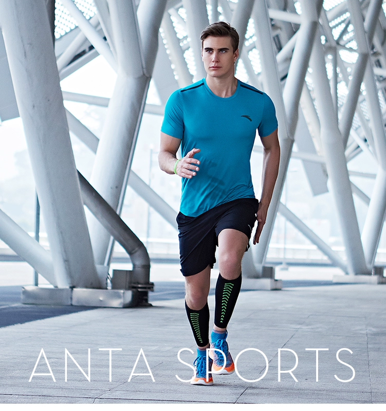 Trang web chính thức của Anta áo thun nam tay ngắn mùa hè 2019 mới cổ tròn chạy ngắn T thấm hút ẩm nam ngắn mùa hè - Áo phông thể thao