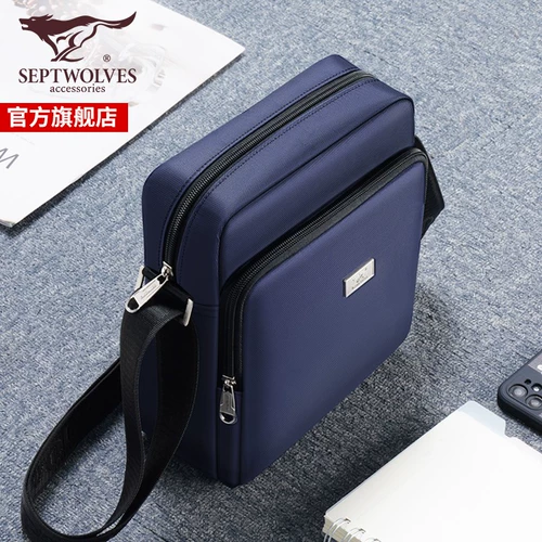 Septwolves, рюкзак, вместительная и большая сумка через плечо, сумка на одно плечо для отдыха, ткань оксфорд, коллекция 2023