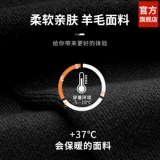 Septwolves, шерстяной демисезонный утепленный цветной шарф, коллекция 2023, подарок на день рождения