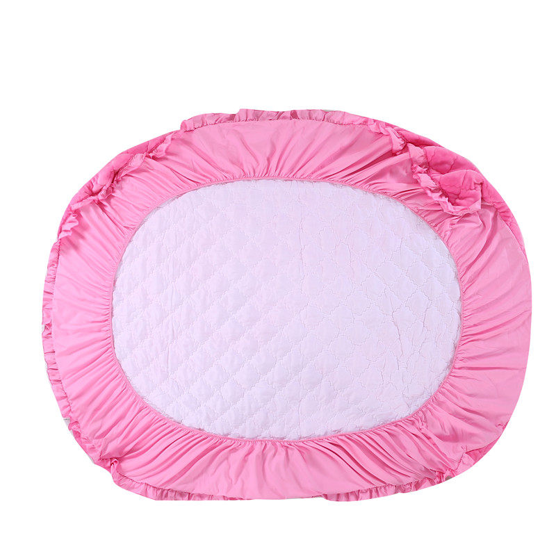 Thickened Falai velvet quilted plus velvet bed cover winter warm coral