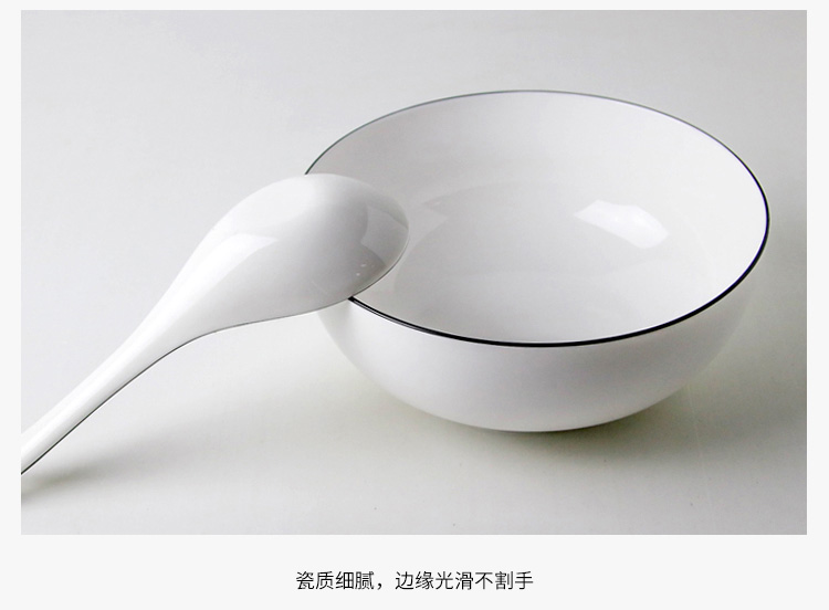 Soup bowl ceramic large household 8 inches large bowl of rainbow such as bowl northern wind tableware ultimately responds a bowl of Soup basin Japanese creative dishes