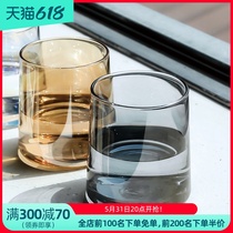 WUXIN Transparent Glass Cups Home Transparent Minima Water Cups Wine Cups Foreign Wine Cups Office Personal Exclusive