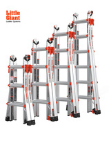 littlegiant Lei Dujie enhanced multi-function ladder aluminum alloy herringbone ladder straight ladder guarantee