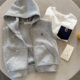 Children's vests, boys' coats with hoods, 2025 autumn new style, handsome and fashionable outer vests, girls, trendy, cool and versatile