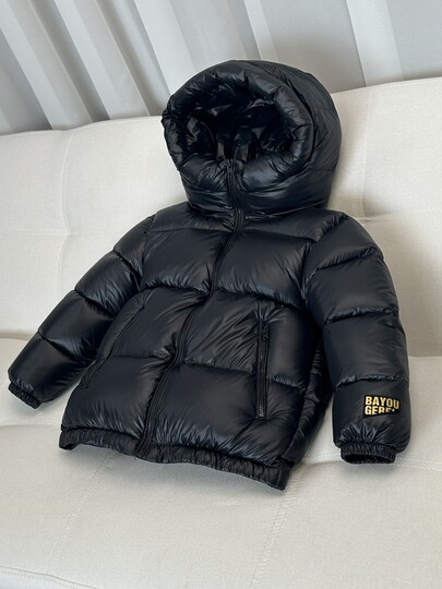 Children's long down jacket boys and girls winter 2025 new over-the-knee warm and thickened children's big children's trendy and light