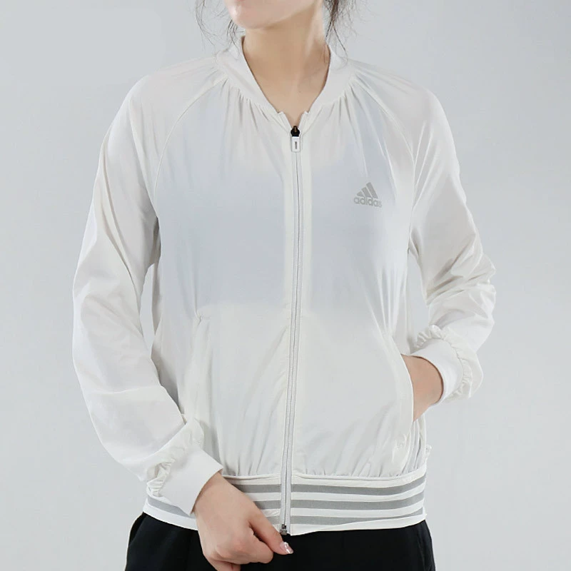 Adidas của phụ nữ Adidas mùa thu 2018 mới áo khoác thể thao thông thường áo khoác thoáng khí DM5296 - Áo khoác thể thao / áo khoác