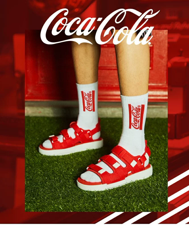 Giày Anta sandal nam 2019 hè mới trang web chính thức chính hãng Coca Cola tên chung thời trang giày đi biển - Giày thể thao / sandles