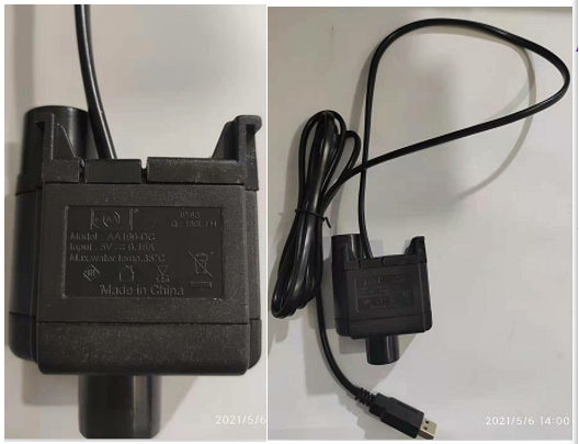 AA fish tank accessories AA Deco aquarium submersible pumps original fitting AA water pump submersible pump AA190-DC black wire