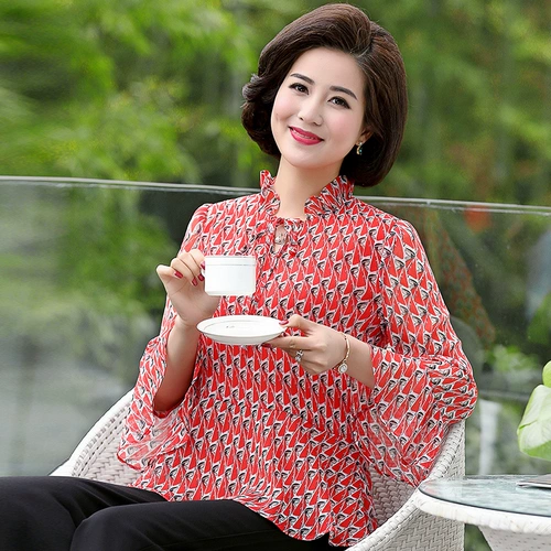 Летняя одежда для матери, комплект для пожилых людей, для среднего возраста, короткий рукав, 60-70 лет