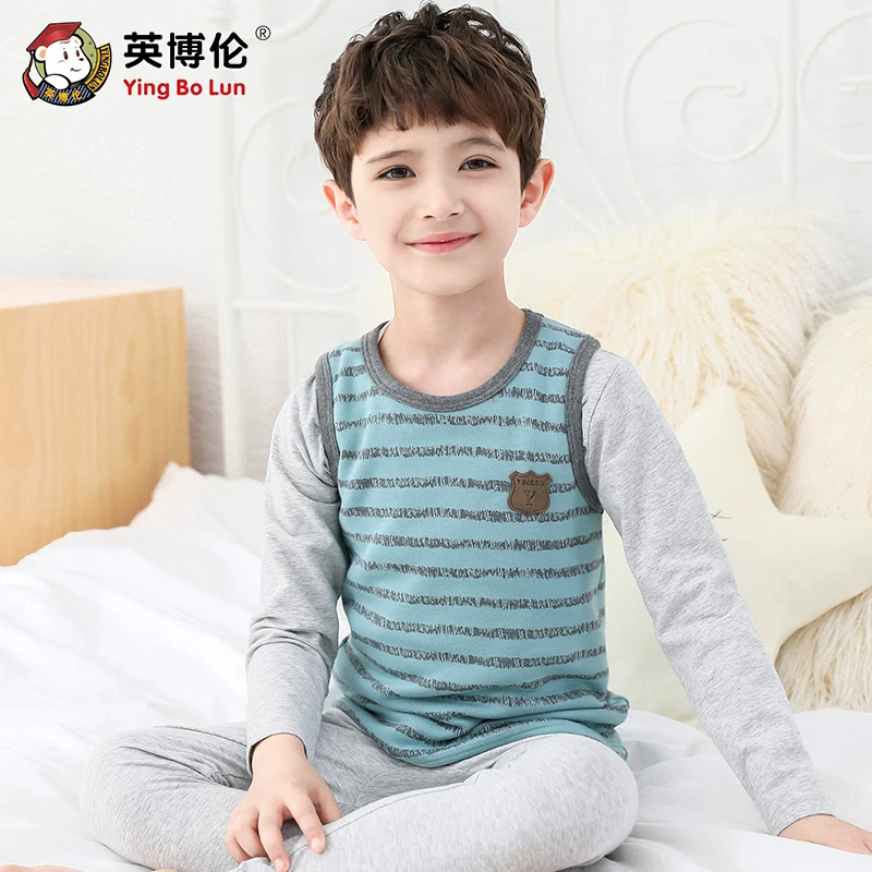 英博伦 Winter children's keep warm base vest for boys, children's clothing