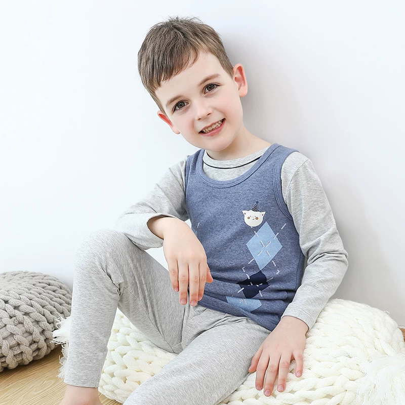 英博伦 Winter children's keep warm base vest for boys, children's clothing
