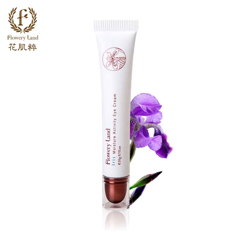花肌粹鸢尾花水润活力走珠眼霜补水保湿按摩眼部护理学生女正品
