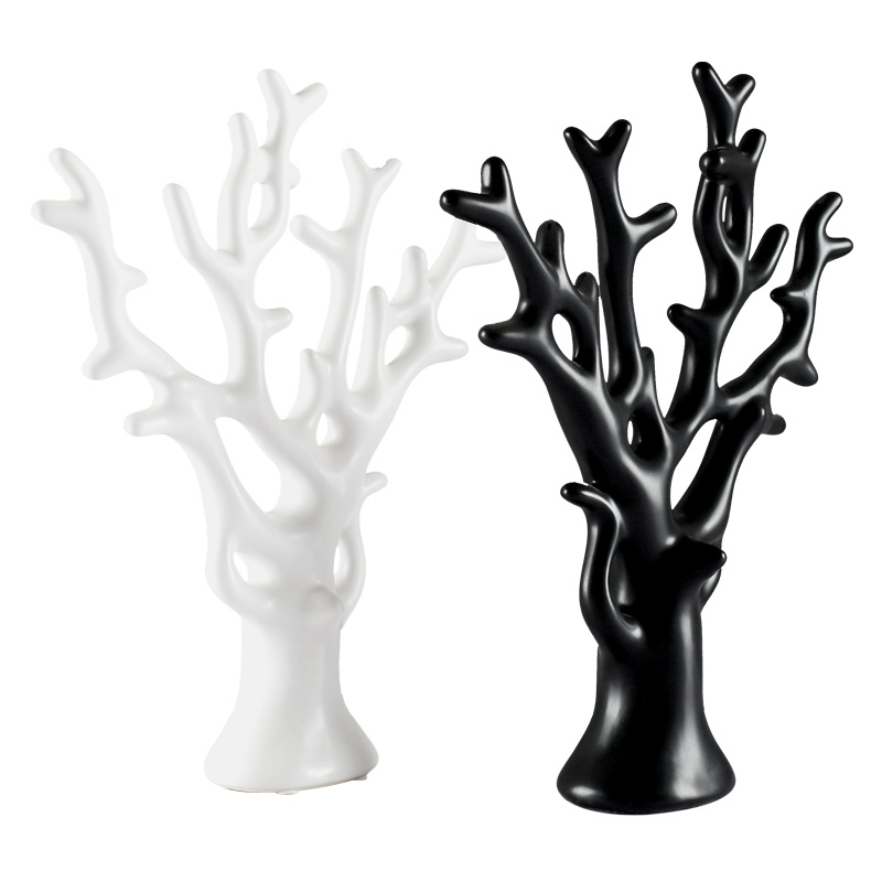 Modern creative furnishing articles rich tree home sitting room porch tea table TV ark adornment furnishing articles ceramics handicraft