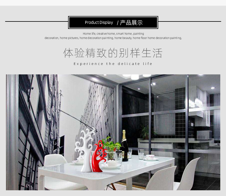 Household act the role ofing is tasted individuality present modern furnishing articles sitting room adornment ceramics decoration creative love tree