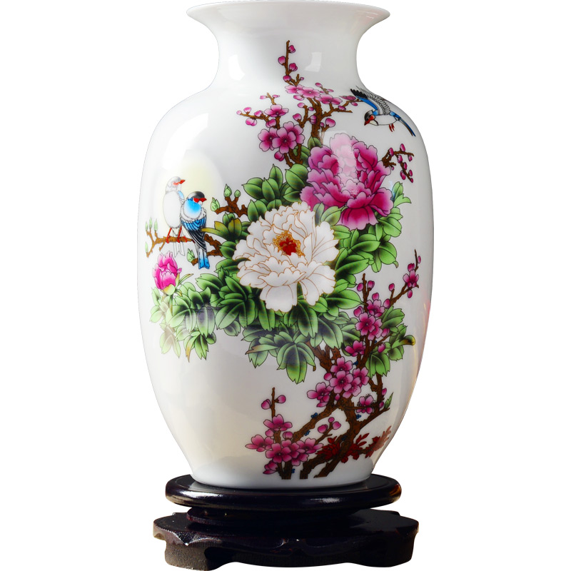 Ceramic floret bottle home furnishing articles sitting room flower arranging Chinese jingdezhen Ceramic flower implement wine TV ark