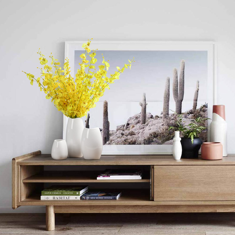 European contracted and I sitting room simulation of new Chinese style white ceramic vase furnishing articles home decoration