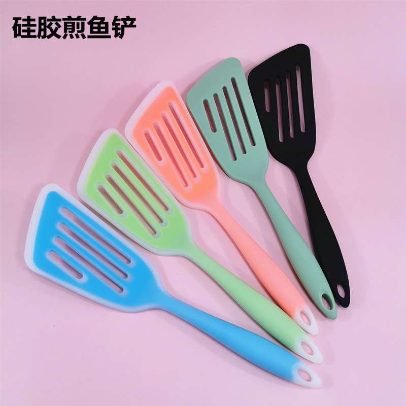 Spatula silicone spatula non-stick pan special spatula soup spoon colander cooking spatula cooking spoon kitchen spatula