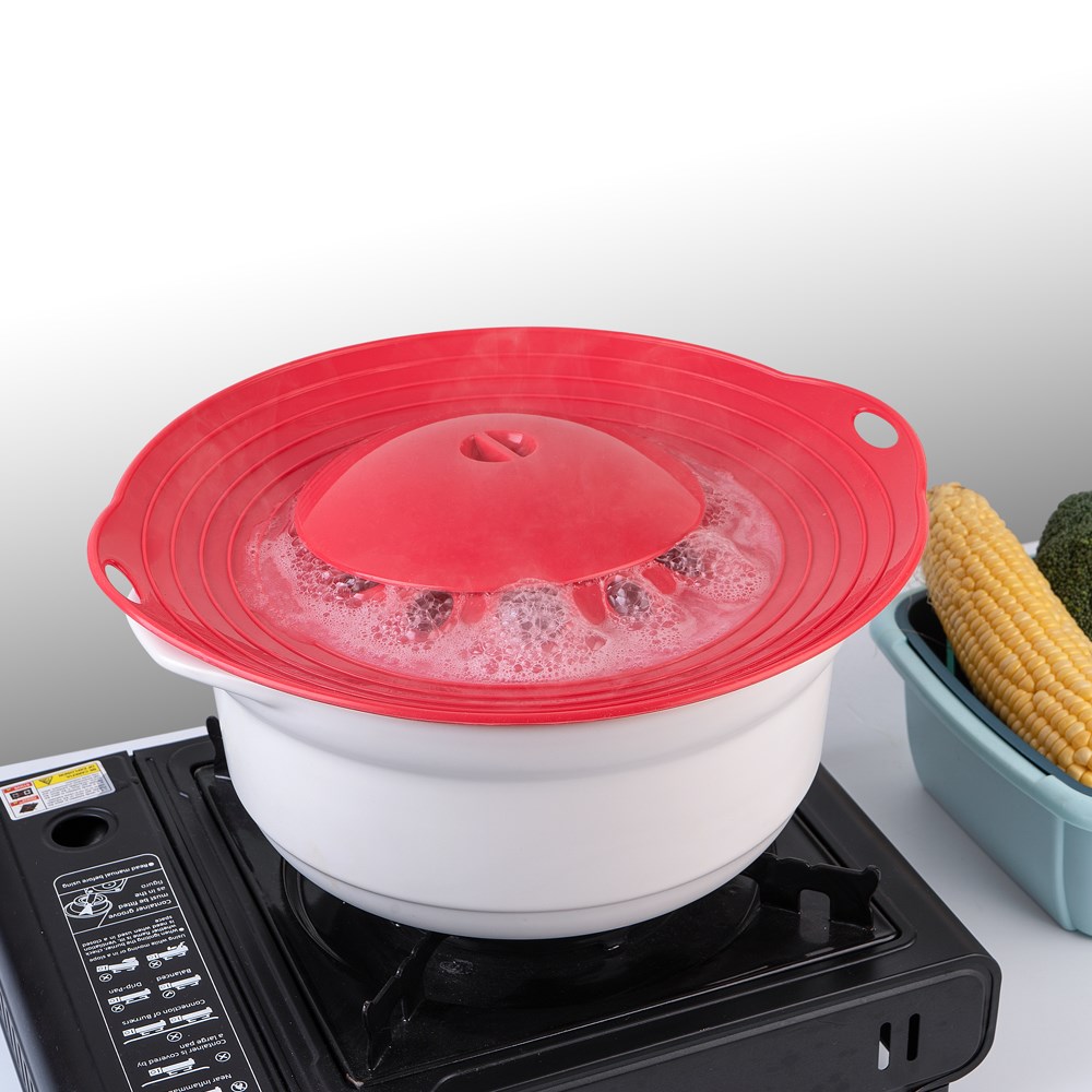 High temperature food grade spill-proof lid, splash-proof lid, silicone pot lid, spill-proof juice-proof lid - Taobao