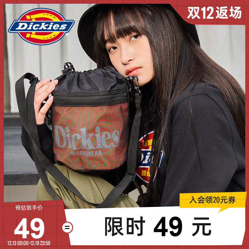 dickies hot sale Messenger men's and women's new orange good travel bag trend casual shoulder bag