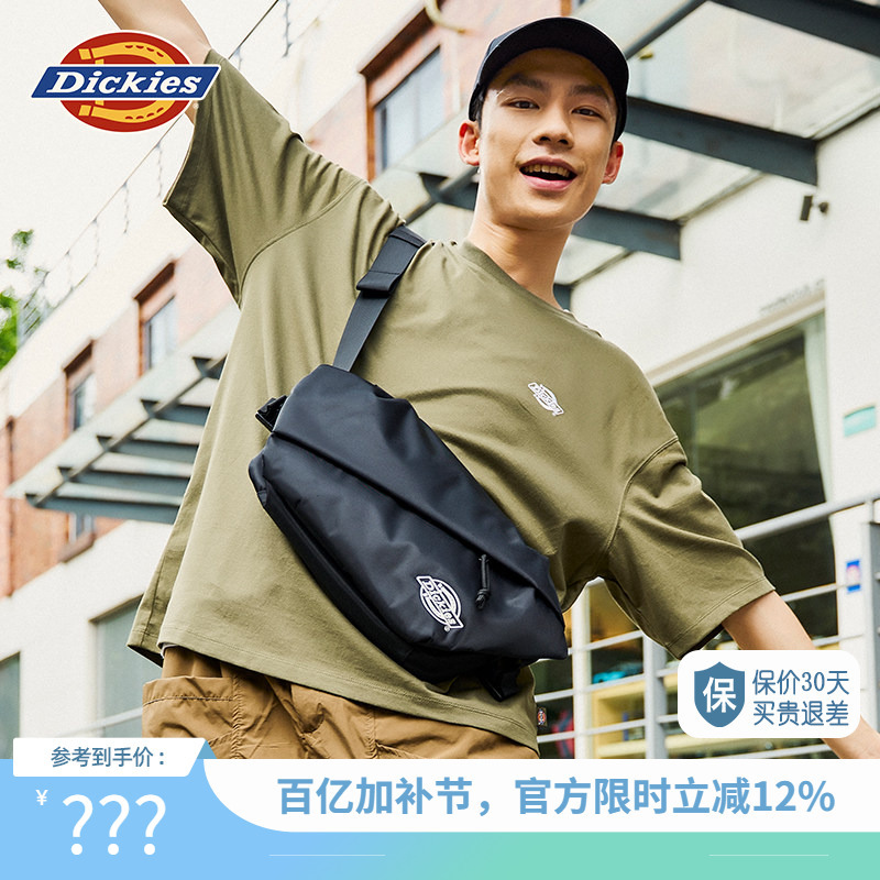 Dickies Single-Shoulder Crossbody Commuter Large-Capacity Cycling Sports Men's Single-Shoulder Functional Trendy Brand Waist Chest Bag 26