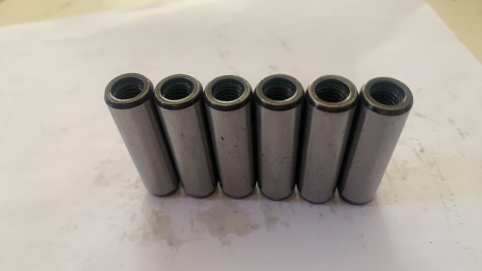 45# steel GB120 internal thread cylindrical pin shaft threaded pin pin Ф12*16~~Ф12*200