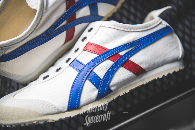 ONITSUKA TigerER Ghost Tiger Giày vải nam và nữ một bàn đạp D3K0N-0143 TH342N-0250 - Plimsolls giày thể thao cho bé gái